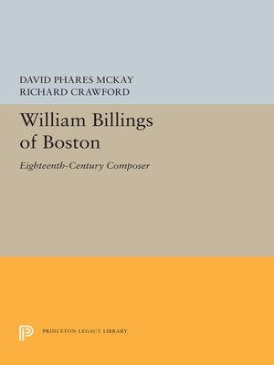 cover image of William Billings of Boston